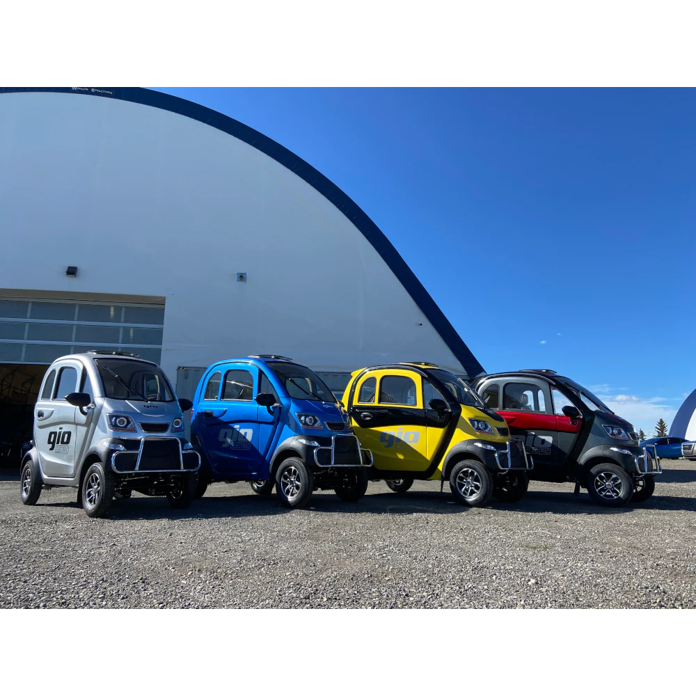 GIO All-Season Enclosed Mobility Scooter - Blue - With Winter Heater & Summer Fan - Image 5