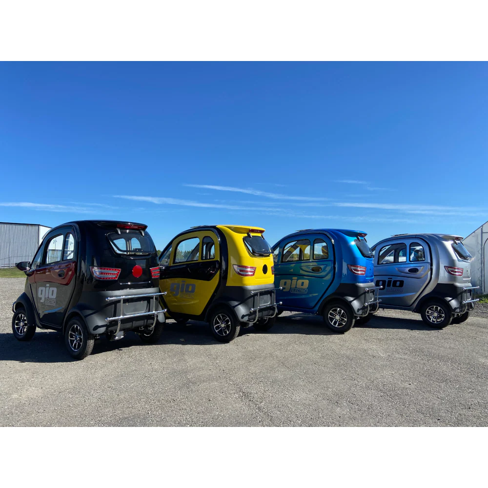 GIO All-Season Enclosed Mobility Scooter - Blue - With Winter Heater & Summer Fan - Image 6
