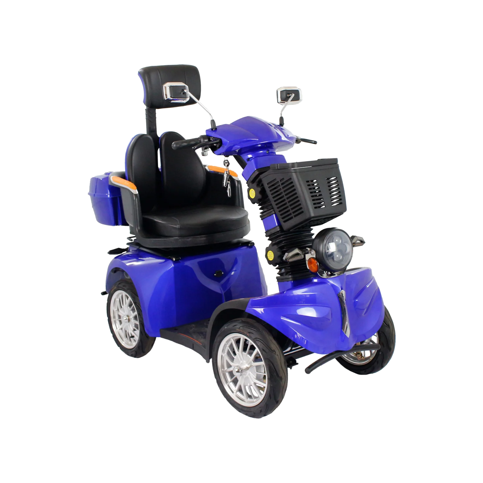 GIO Tron 4-Wheeled Smart Mobility Scooter - Blue - Image 2