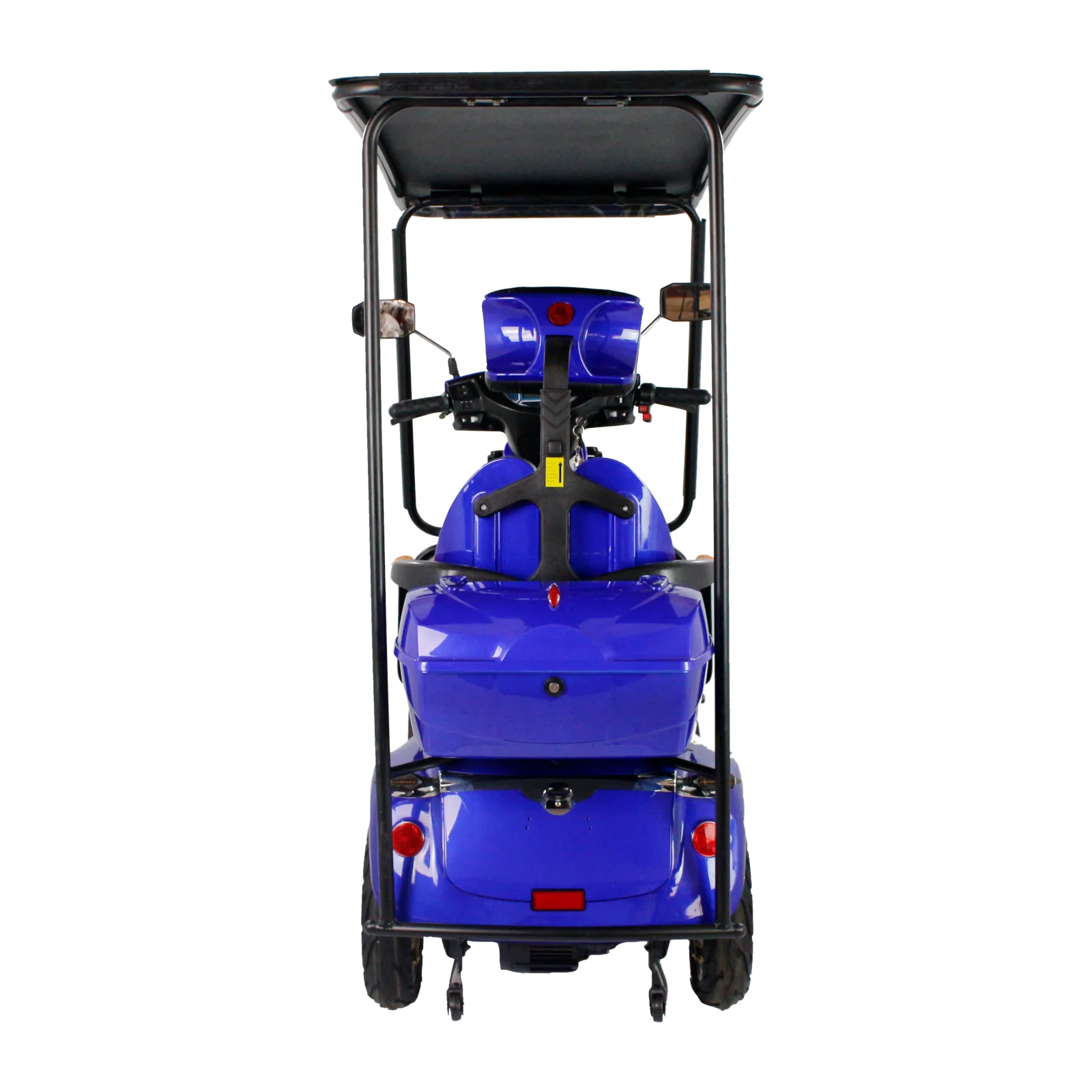 GIO Tron 4-Wheeled Smart Mobility Scooter with Roof - Blue - Image 5
