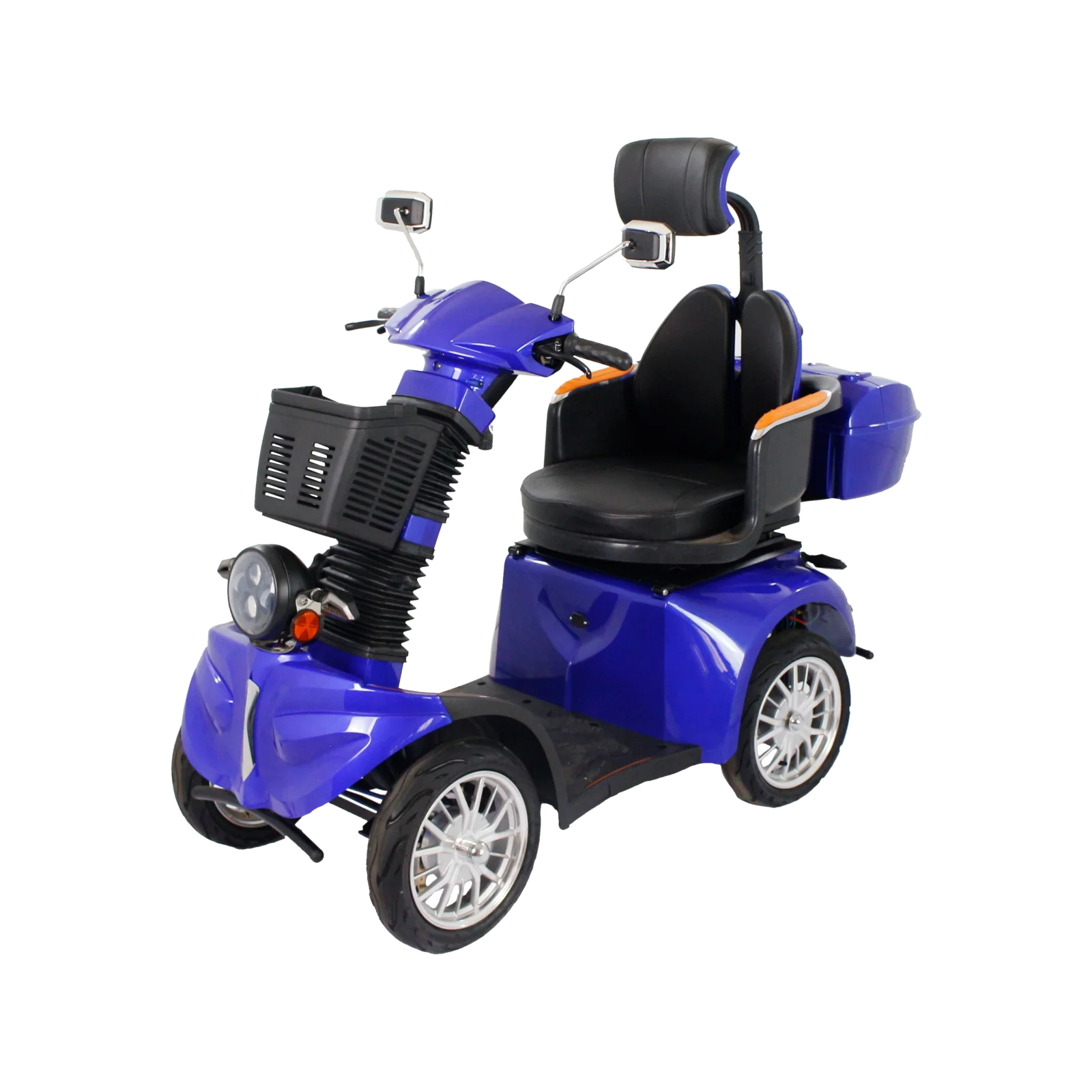GIO Tron PRO 4-Wheeled Smart Mobility Scooter | Blue | Ultra Long Range - Image 3