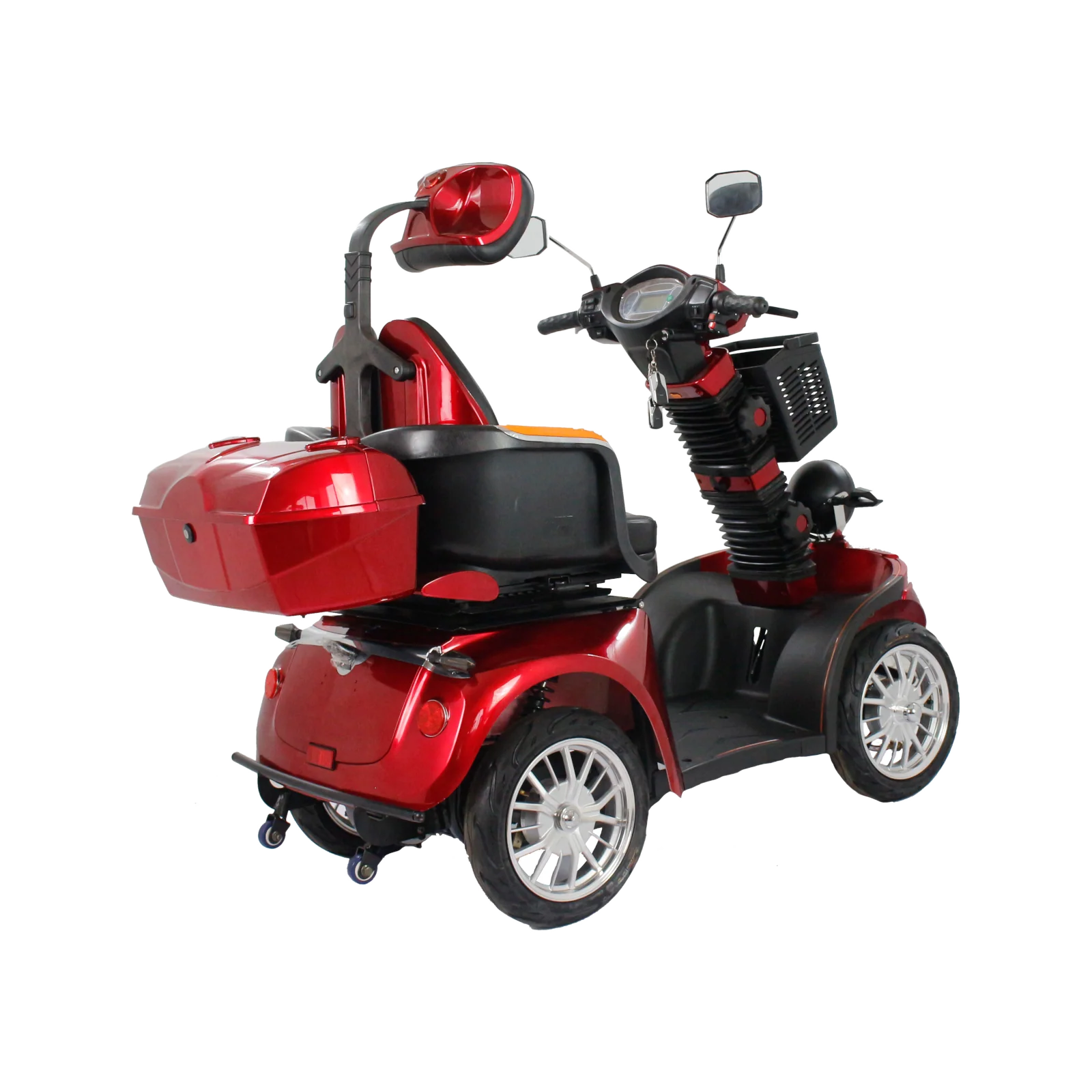 GIO Tron PRO 4-Wheeled Smart Mobility Scooter | Red | Ultra Long Range - Image 11
