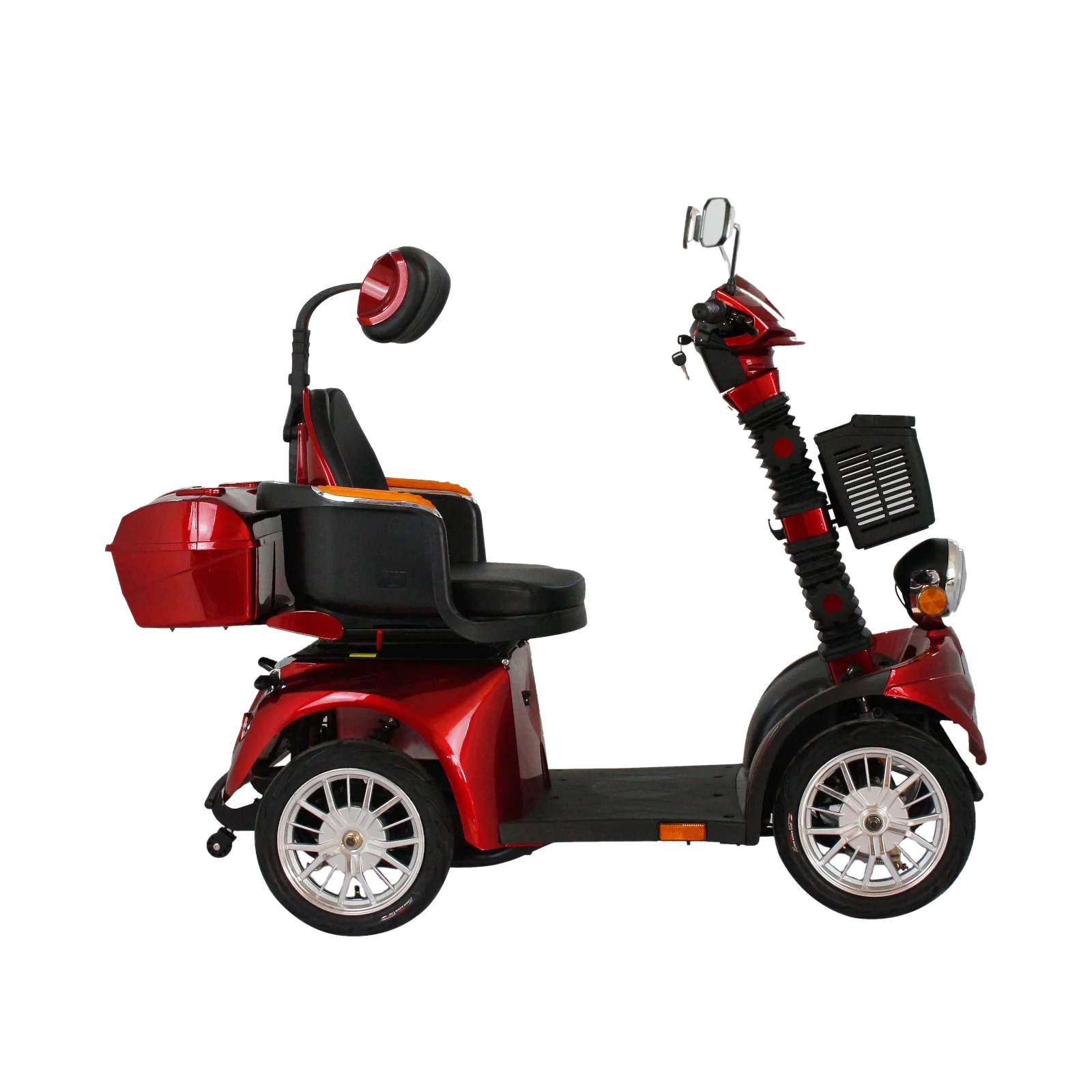 GIO Tron PRO 4-Wheeled Smart Mobility Scooter | Red | Ultra Long Range - Image 12