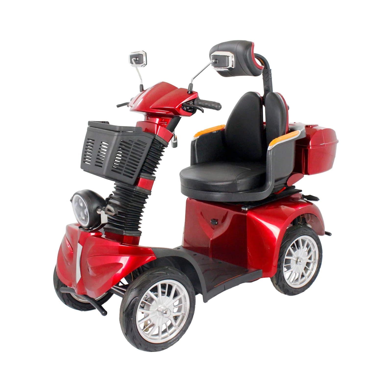 GIO Tron PRO 4-Wheeled Smart Mobility Scooter | Red | Ultra Long Range - Image 5