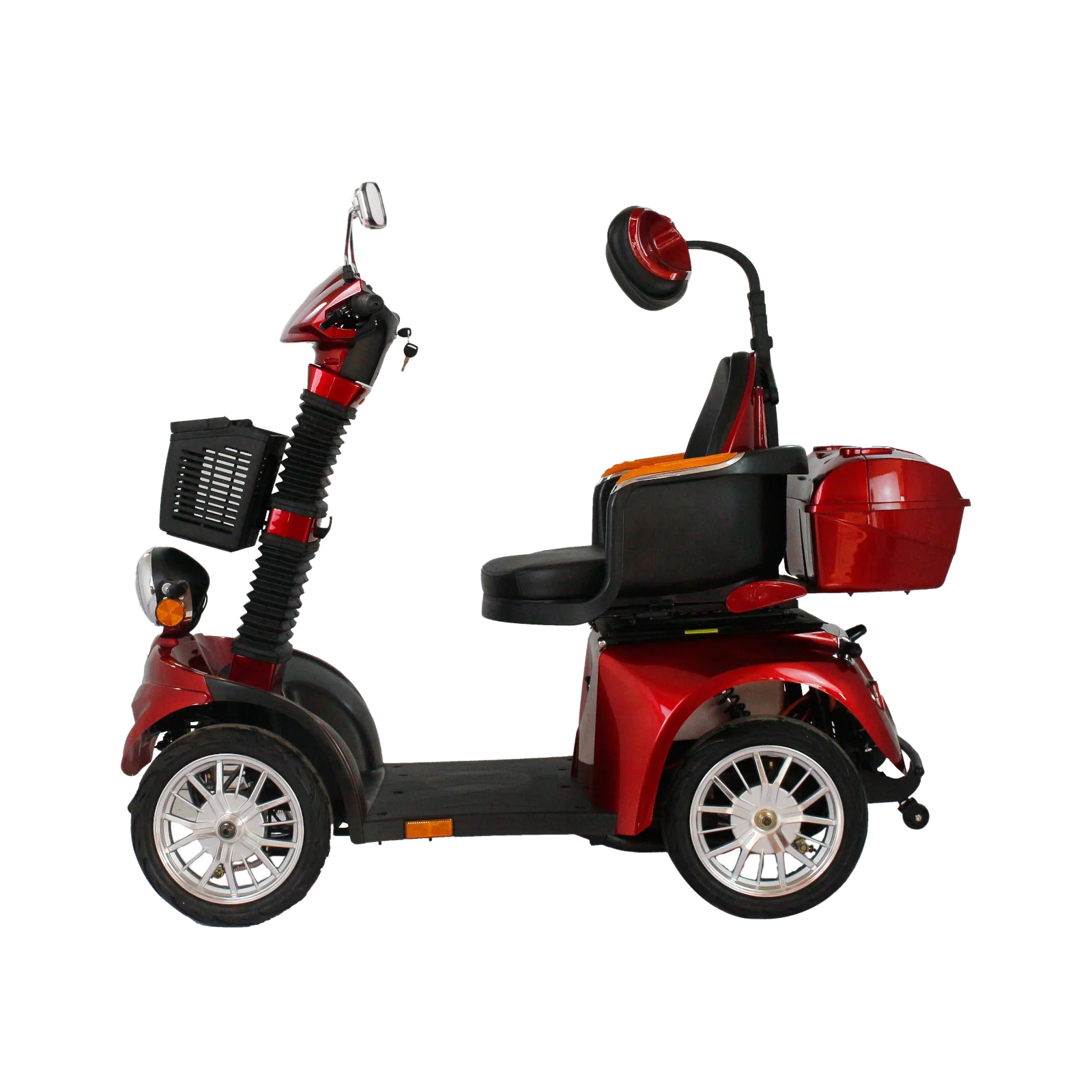 GIO Tron PRO 4-Wheeled Smart Mobility Scooter | Red | Ultra Long Range - Image 6