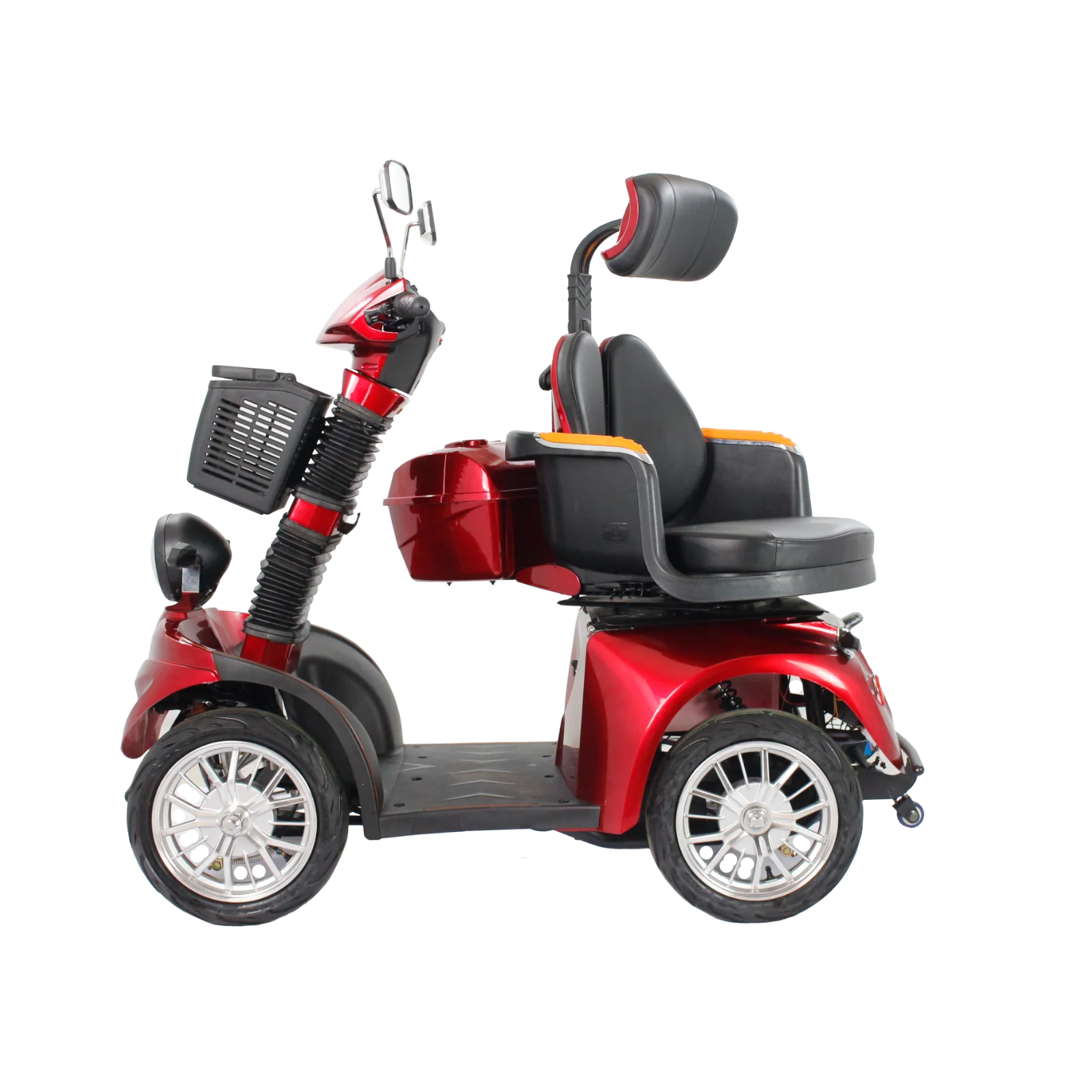 GIO Tron PRO 4-Wheeled Smart Mobility Scooter | Red | Ultra Long Range - Image 7