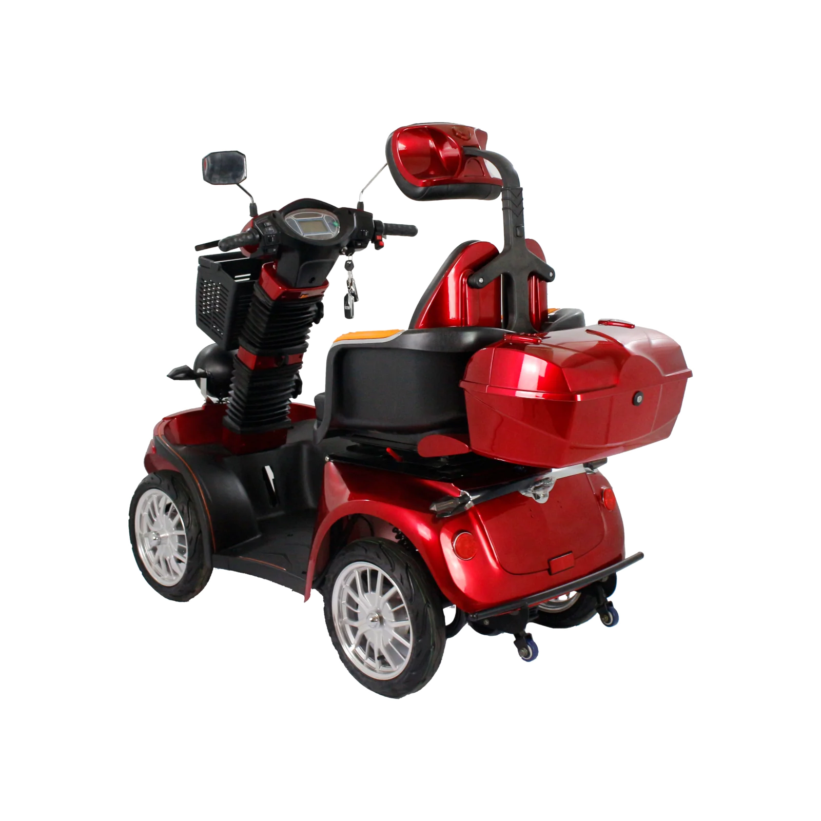 GIO Tron PRO 4-Wheeled Smart Mobility Scooter | Red | Ultra Long Range - Image 9